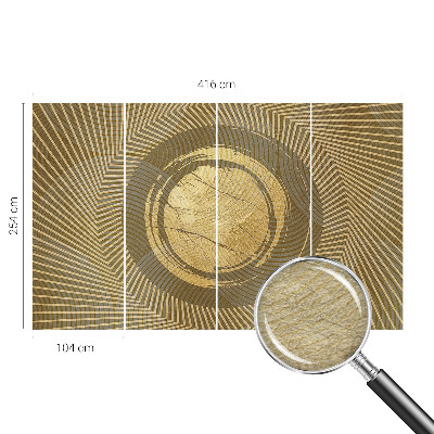 Wandtapete Strahlende Linien