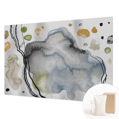 Fototapete aus Vlies mit abstrakter Aquarellmalerei