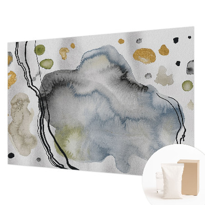 Fototapete aus Vlies mit abstrakter Aquarellmalerei