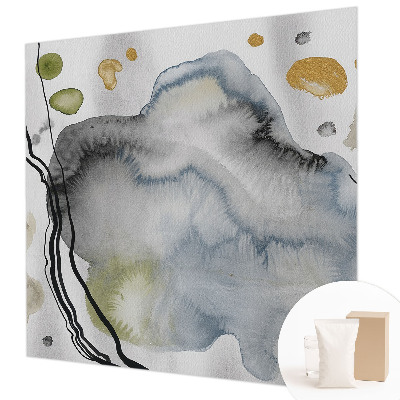 Fototapete aus Vlies mit abstrakter Aquarellmalerei