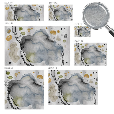 Fototapete aus Vlies mit abstrakter Aquarellmalerei