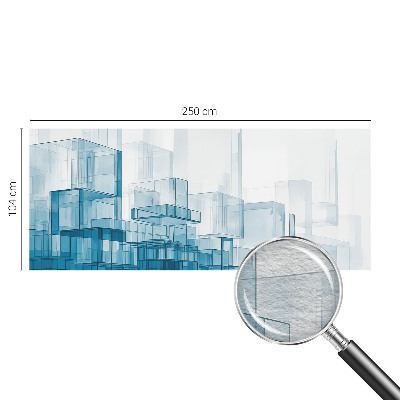 Vlies-Fototapete nach Maß mit Motiv aus transparenten Würfeln