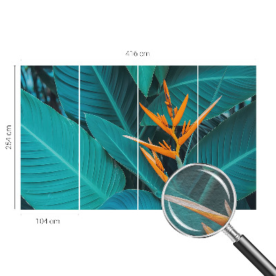 Vliestapete fürs Wohnzimmer Laubblüten