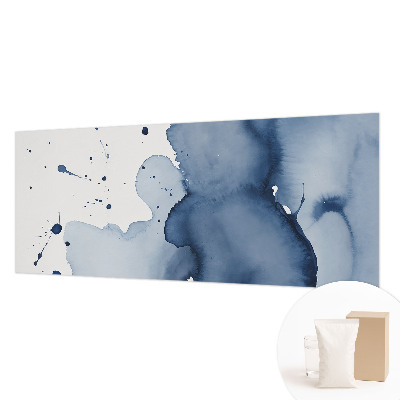 Vliestapete fürs Schlafzimmer Marineblaue Farbtupfer