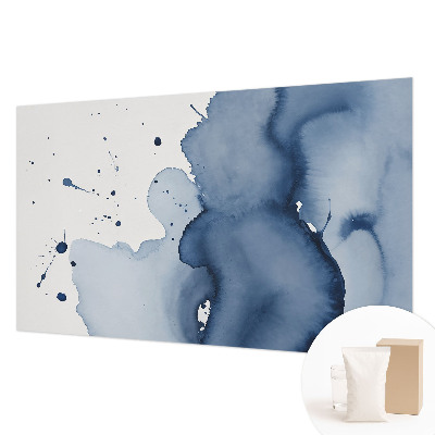 Vliestapete fürs Schlafzimmer Marineblaue Farbtupfer