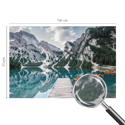 Moderne Vlies-Fototapete mit Bergpanorama