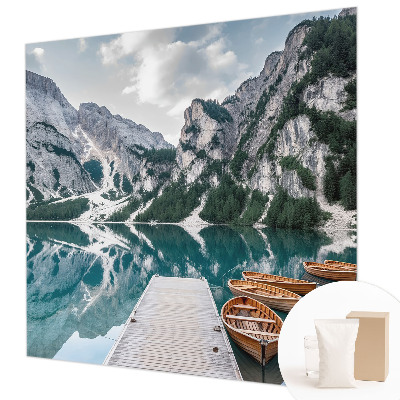 Moderne Vlies-Fototapete mit Bergpanorama
