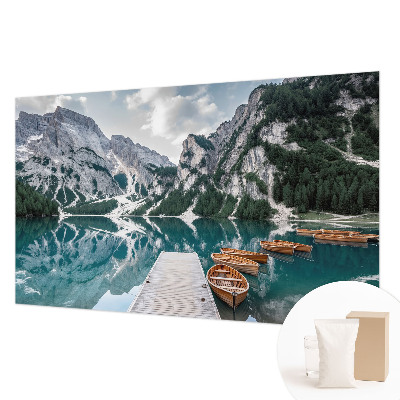 Moderne Vlies-Fototapete mit Bergpanorama