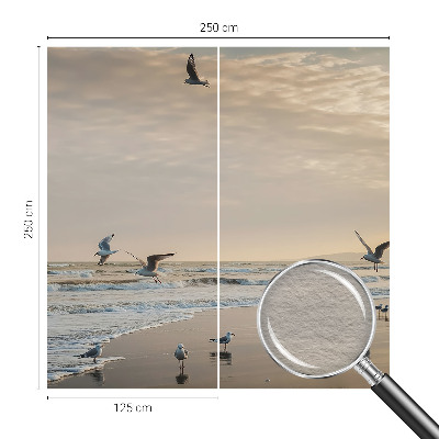 Bedruckte Vlies-Fototapete Ruhe am Meer