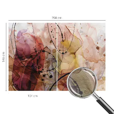 Fototapete mit abstraktem Harmonie-Motiv