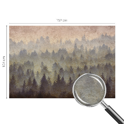 Vlies-Fototapete mit Motiv 'Waldnebel' zur Wandgestaltung