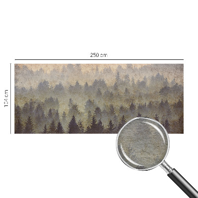 Vlies-Fototapete mit Motiv 'Waldnebel' zur Wandgestaltung