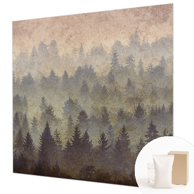 Vlies-Fototapete mit Motiv 'Waldnebel' zur Wandgestaltung
