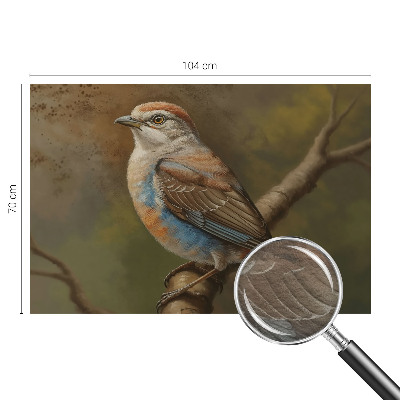 Wandtapete Vogelporträt