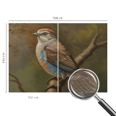 Wandtapete Vogelporträt