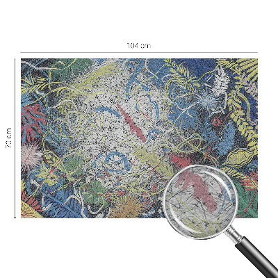 Motivtapete aus Vlies Pflanzenwirbel