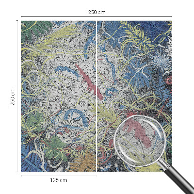 Motivtapete aus Vlies Pflanzenwirbel