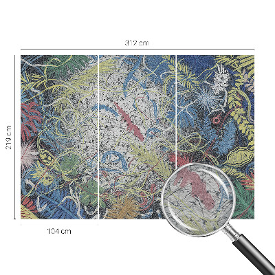 Motivtapete aus Vlies Pflanzenwirbel