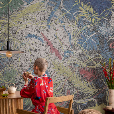 Motivtapete aus Vlies Pflanzenwirbel