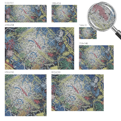 Motivtapete aus Vlies Pflanzenwirbel