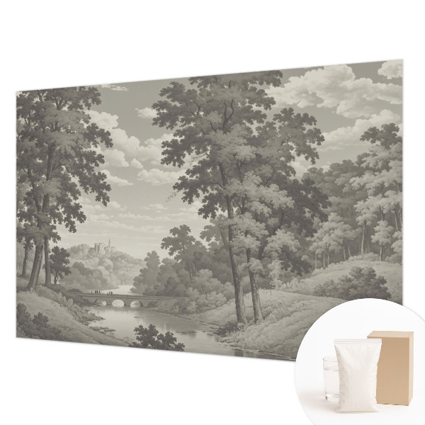 Fototapete aus Vlies Burg und Brücke