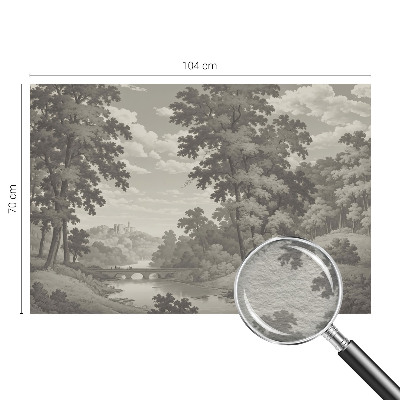 Fototapete aus Vlies Burg und Brücke