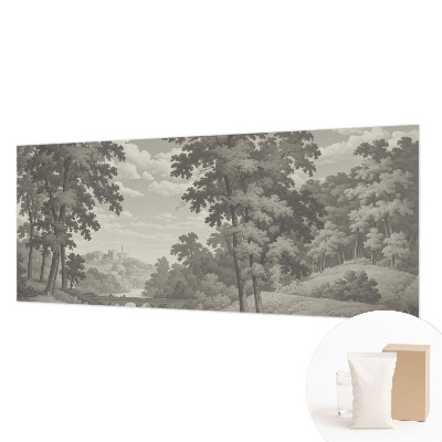 Fototapete aus Vlies Burg und Brücke