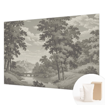 Fototapete aus Vlies Burg und Brücke