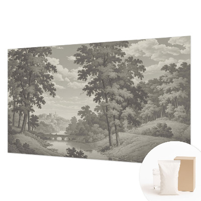 Fototapete aus Vlies Burg und Brücke