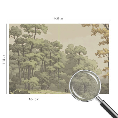 Vlies-Fototapete nach Maß Waldidylle