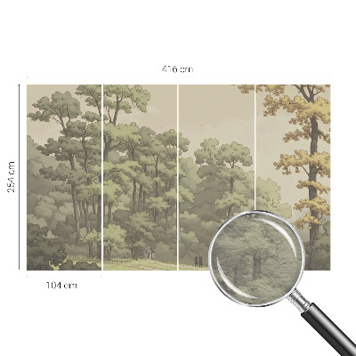 Vlies-Fototapete nach Maß Waldidylle