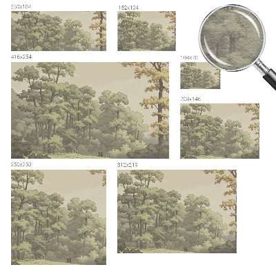 Vlies-Fototapete nach Maß Waldidylle