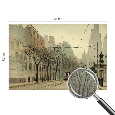 Vlies-Fototapete fürs Schlafzimmer Urbane Symmetrie