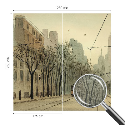 Vlies-Fototapete fürs Schlafzimmer Urbane Symmetrie