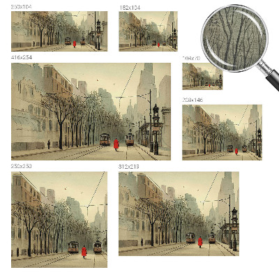 Vlies-Fototapete fürs Schlafzimmer Urbane Symmetrie