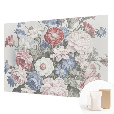 Bedruckte Vlies-Fototapete mit einem bunten Blumenstrauß