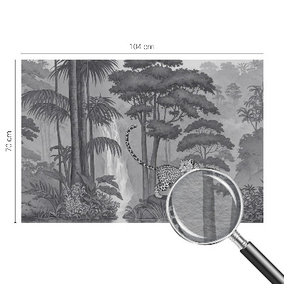 Moderne Vlies-Fototapete Tropischer Dschungel