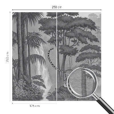 Moderne Vlies-Fototapete Tropischer Dschungel