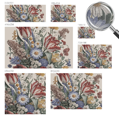 Wand-Fototapete Blumenstrauß