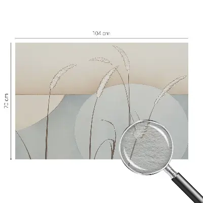 Vlies-Fototapete mit Motiv sanfter Gräser