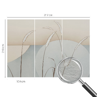 Vlies-Fototapete Sanfte Gräser