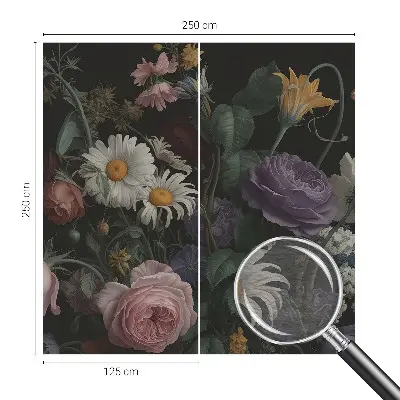 Fototapete fürs Schlafzimmer mit floralem Motiv