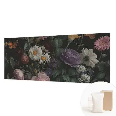 Fototapete fürs Schlafzimmer mit floralem Motiv