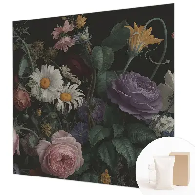 Fototapete fürs Schlafzimmer mit floralem Motiv