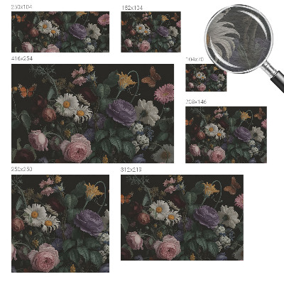 Fototapete fürs Schlafzimmer Florale Eleganz