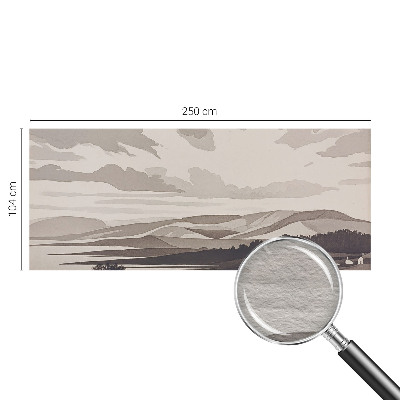 Motivtapete aus Vlies mit einer friedlichen Landschaft als Motiv