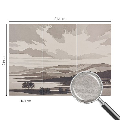 Motivtapete aus Vlies Eine friedliche Landschaft