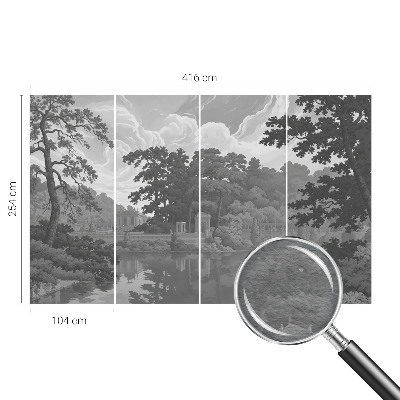 Fototapete fürs Kinderzimmer mit einer Naturlandschaft als Motiv