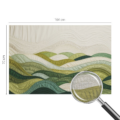 Fototapete aus Vlies Fabric Hills