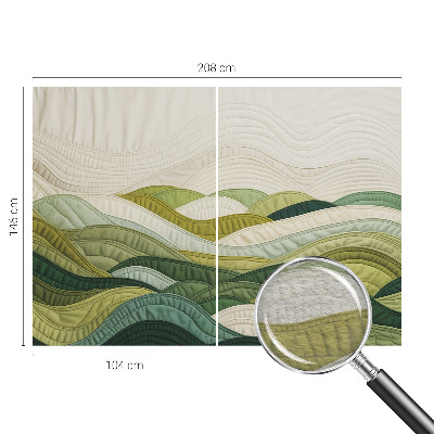 Fototapete aus Vlies Fabric Hills